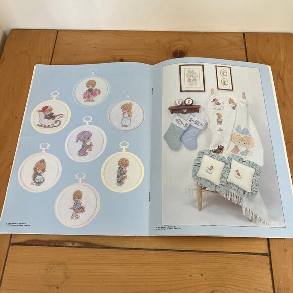 Precious Moments Cross Stitch Pattern Book Miniature Vol 2 & 3 + Angelove #18 - Picture 8 of 10